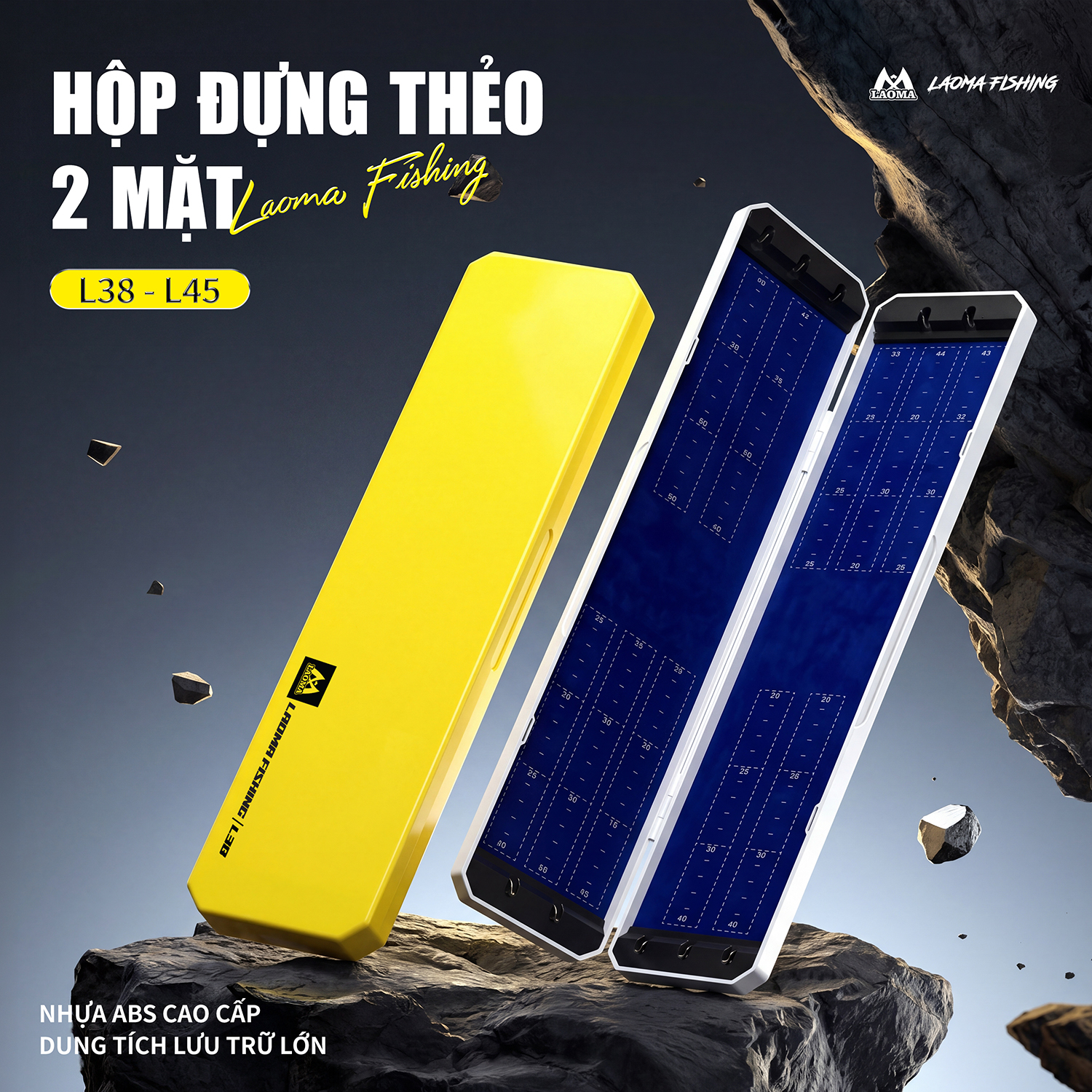 Hộp Đựng Thẻo 2 Mặt L38/L45 – Laoma Fishing
